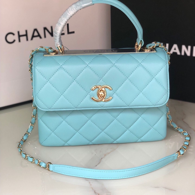 Ch**el top handle bags